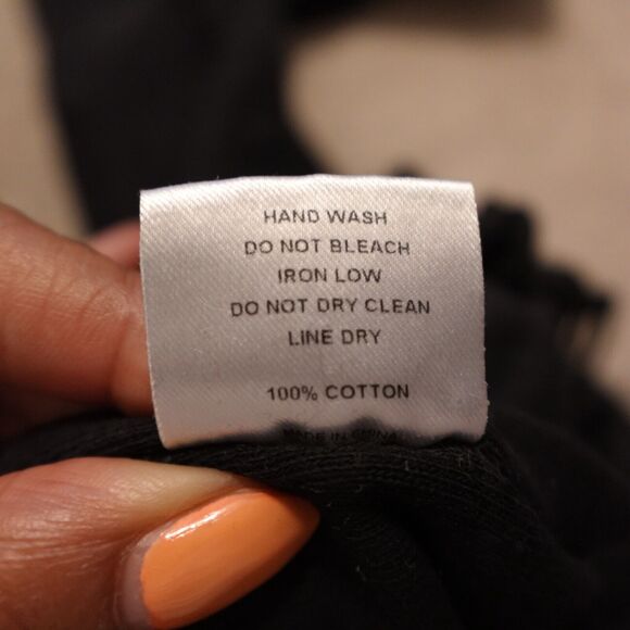 Guizio Small Inside out‎ Joggers Distressed Track Sweatpant Black - Picture 8 of 11